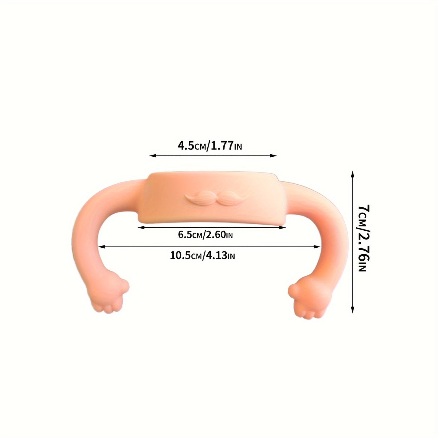 Little-Hand Silicone Bottle Handle Sleeve β Soft, Multi-Functional Grip for Easy Bottle Holding (4-24 Months)