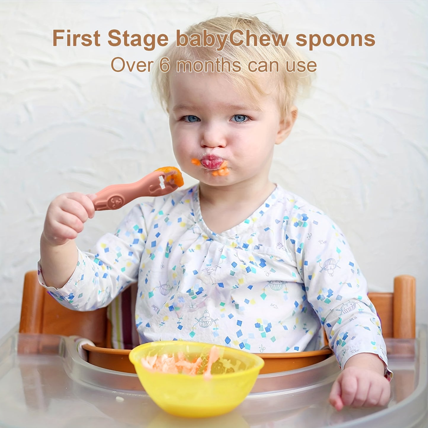 4-Piece Baby Silicone Spoon & Fork Set – Soft, Food-Grade Cutlery for Safe & Easy Self-Feeding